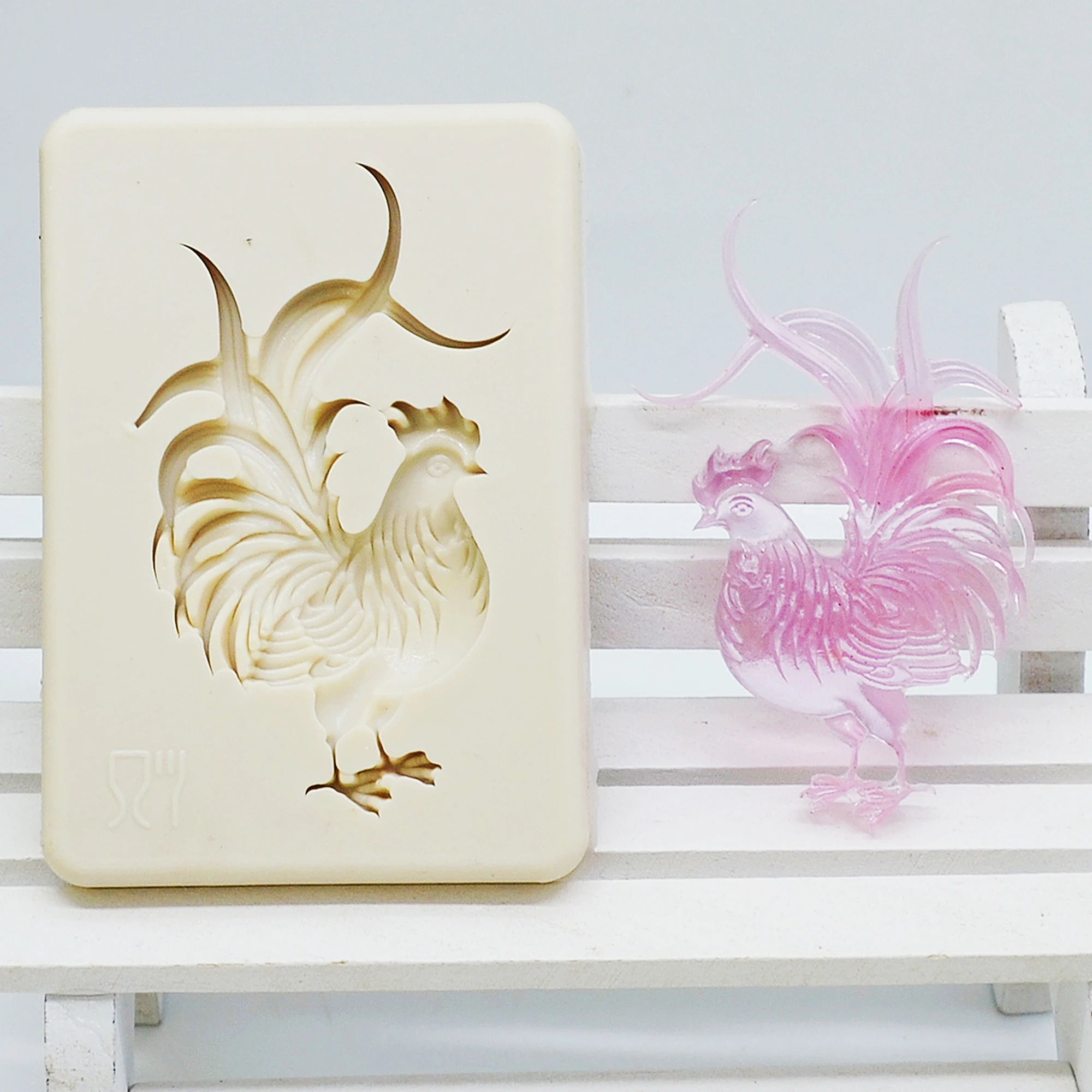 Luyou DIY резиновые формы для петуха силиконовые выпечки инструменты украшения