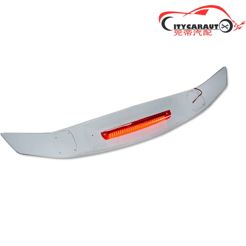 CITYCARAUT EXTERIOR AUTO ACCESSORIES Spoilers Wings REAR SPOILER FIT FOR HONDA CIVIC 2016-18 BASIC COLOR SPOLIER WITH BRAKE LED |