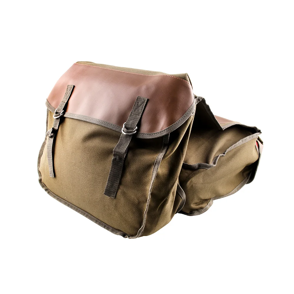 

Motorcycle Saddlebag Canvas Backseat Luggage Bag For ducati panigale 1199 monster 600 multistrada corse monster 1100 848