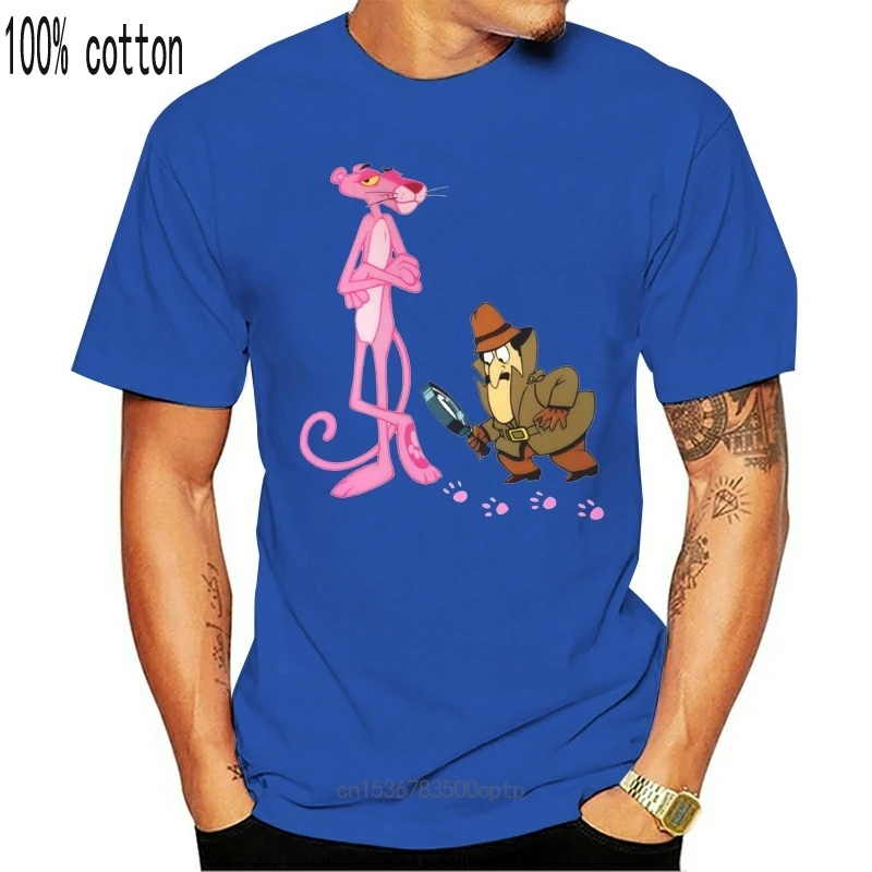 

Новинка, забавная Мужская и женская футболка унисекс с изображением розовой Пантеры инспектора облако, 714 футболка с индивидуальным принто...