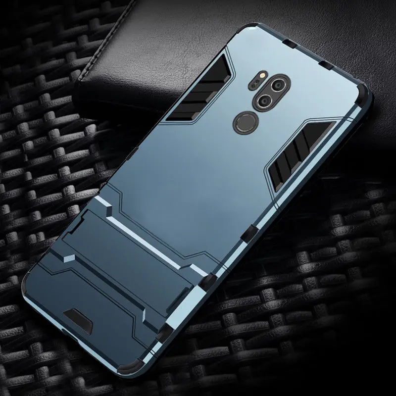 Гибридный бронированный чехол с подставкой и подставкой для LG V30 Q6, мягкий ТПУ+ Жесткий ПК ударопрочный чехол для iPhone 11 XS MAX XR для huawei