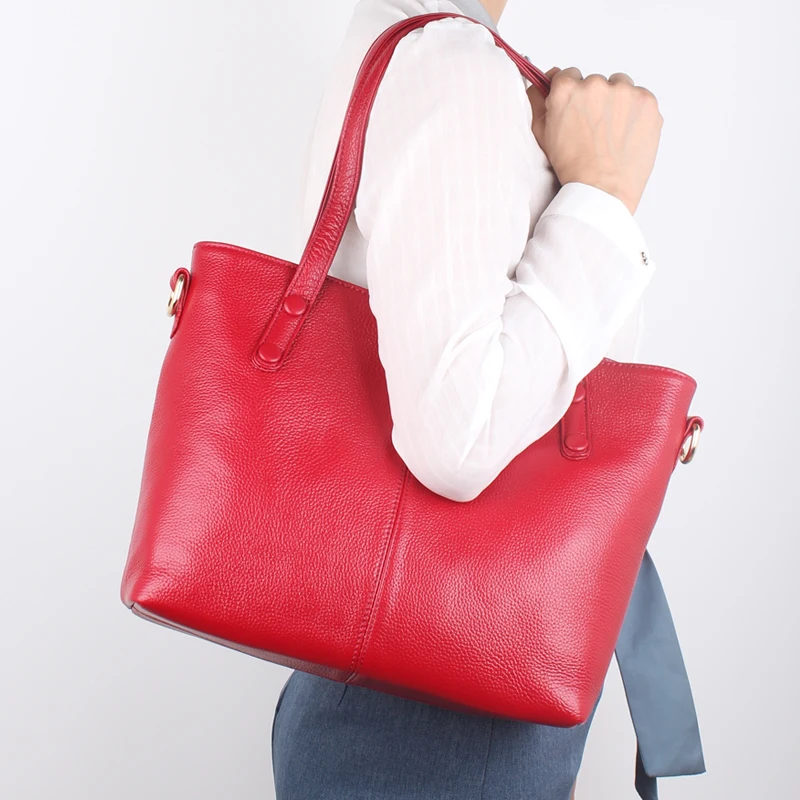 

2019 Genuine Leather Crossbody Bags for Women Luxury Handbags Designer Messenger Shoulder Bag Female Large Capacity Tote Purse