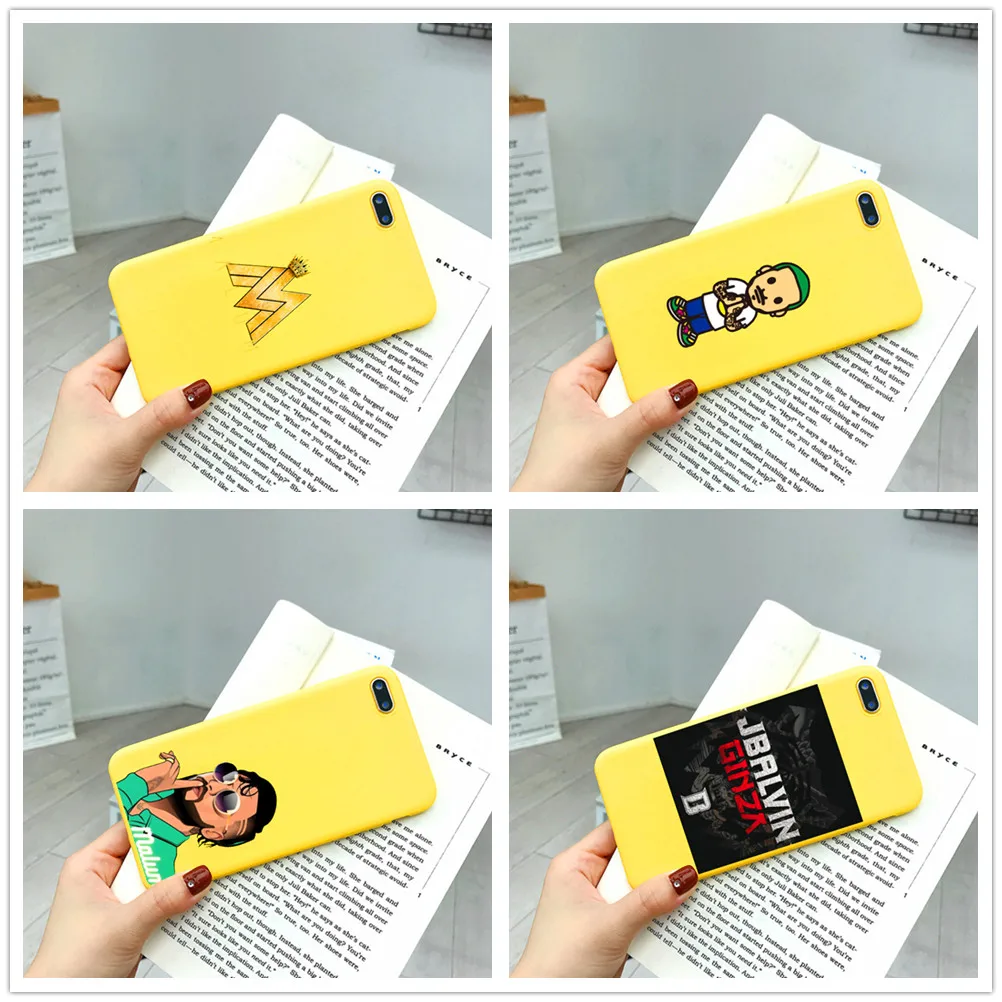 Maluma J Balvin желтый мягкий ТПУ Силиконовая крышка чехол Fundas для iphone 6 7 8 plus 11 11pro X Xs Xr Xmax