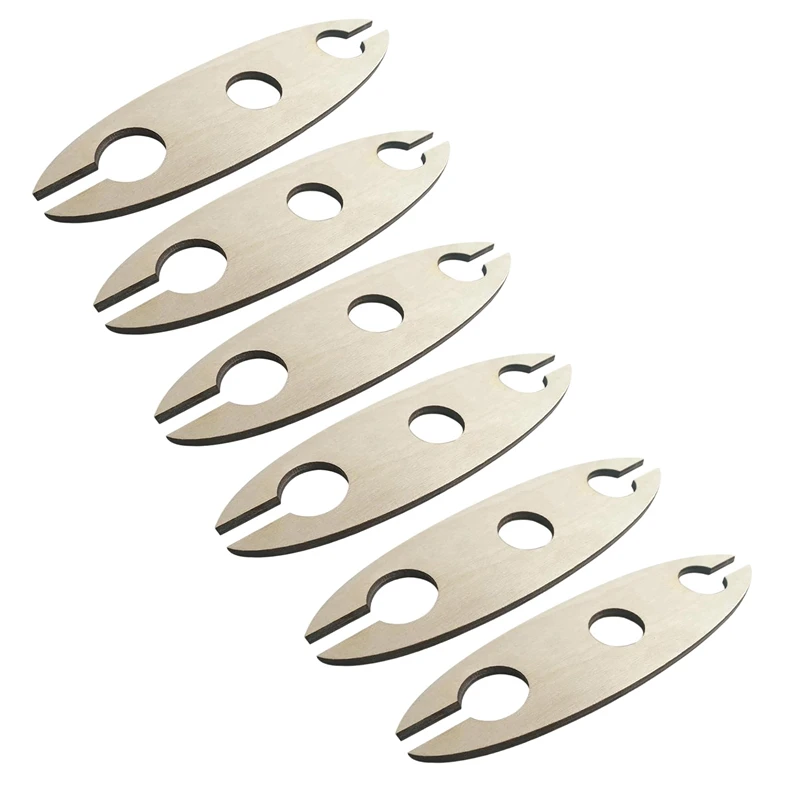 

6Pcs Wooden Wine Glass Bottle Rack Storage Wine Glasses Hook Stand Organizer Tray Outdoor Camping Wine Holder