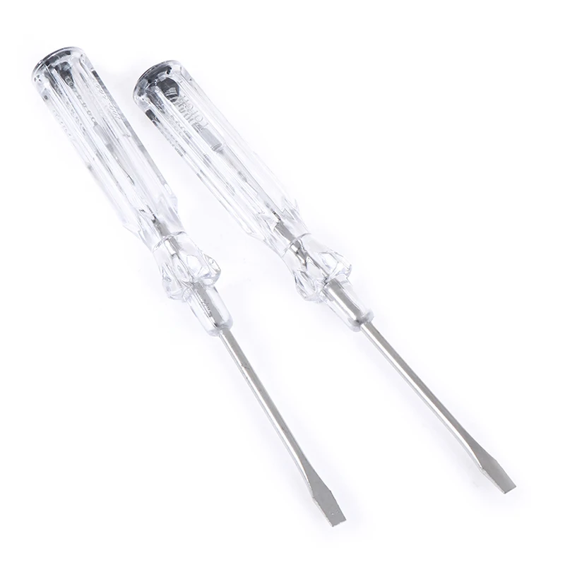 

100-500V Induced Electrical Tester Screwdriver Test Probe Pen Voltage Detector Light Screwdriver 2PCS
