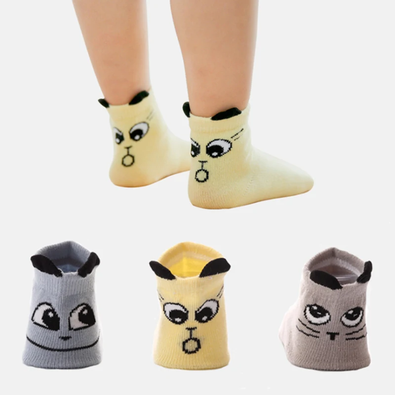 

2020 Hot Sale Cartoon Cute Animal Kid Clothing Accessories Baby Socks Cotton Anti Slip Toddler Socks For Boy Girl 0-2 Years
