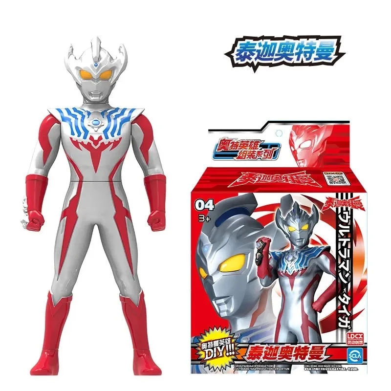 Игрушечные сборные куклы Ultraman Taiga Orb Geed Belial со строительными блоками полуготовая