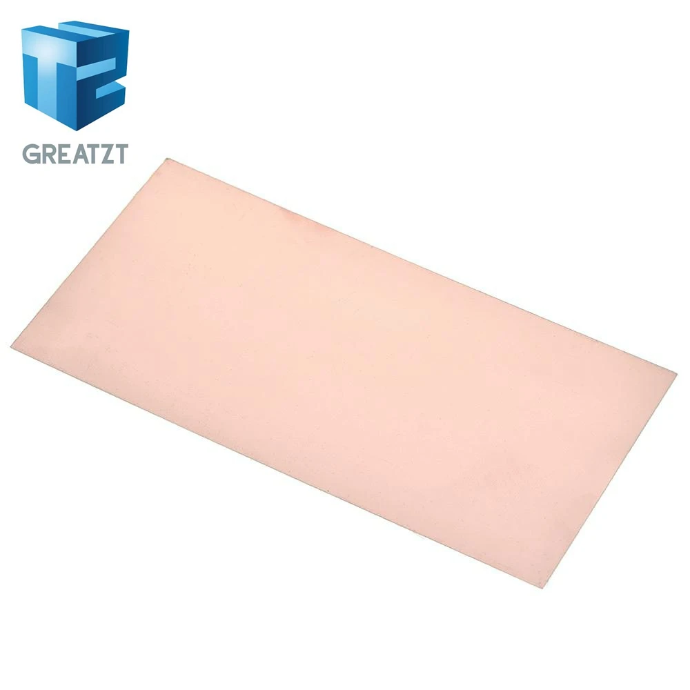 GREATZT 100x200x1.5mm single Sided Copper Clad Plate Pcb Circuit Board Fr4 Laminate | Электронные компоненты и