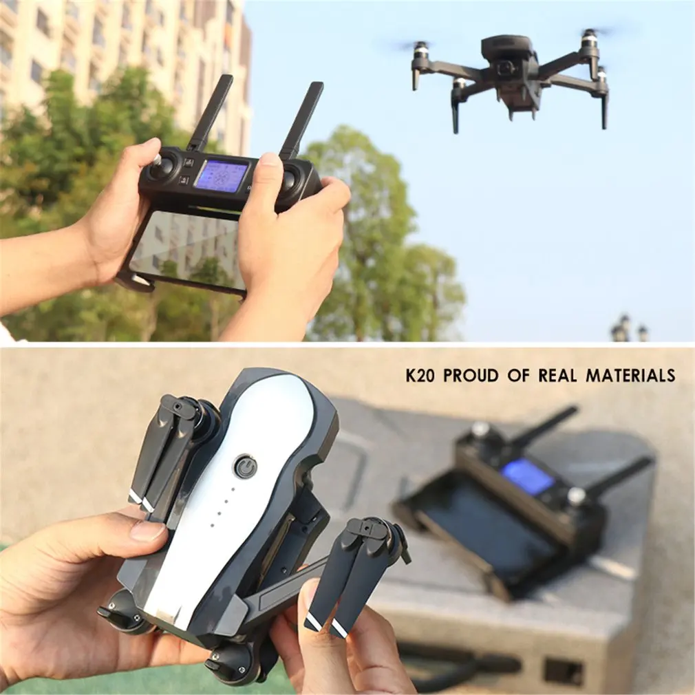 K20 Радиоуправляемый Дрон ESC 5G gps Wi-Fi FPV с камерой 4K 25 минут время полета бесщеточный 1800 м Контроль расстояния складной детский подарок на рождение