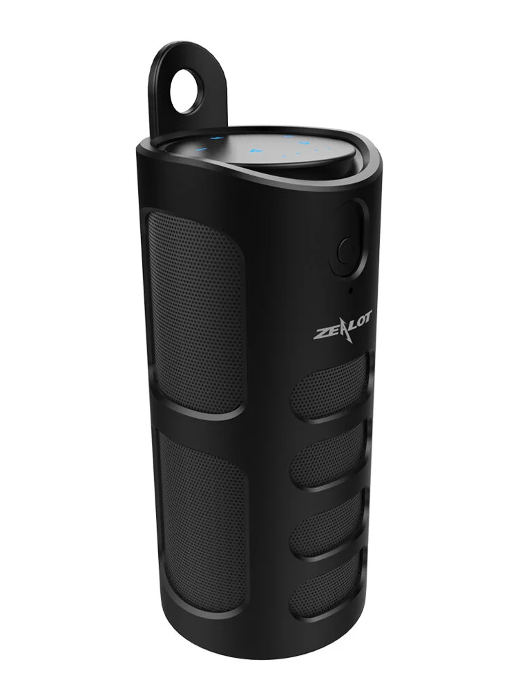 

Powerful Bluetooth Speaker HIFI Music Box Portable Wireless Subwoofer Speaker with Silicone Case Support TWS TF Card Power Bank