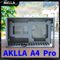 aklla a4 pro mini itx computer case large desktops water cooled pc gamer aluminum atx gaming chassis