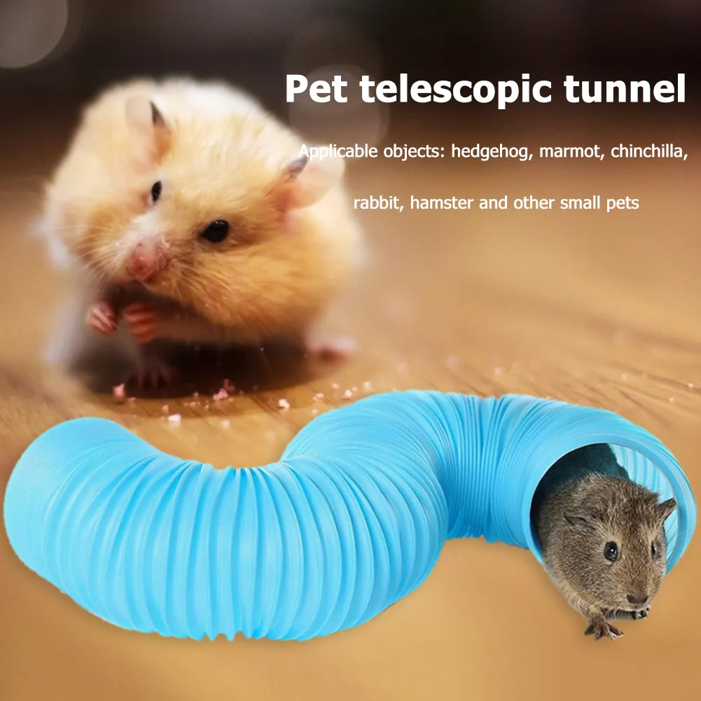 Pet туннель Творческий раздвижная селфи пластиковые для хомяка Play игрушка