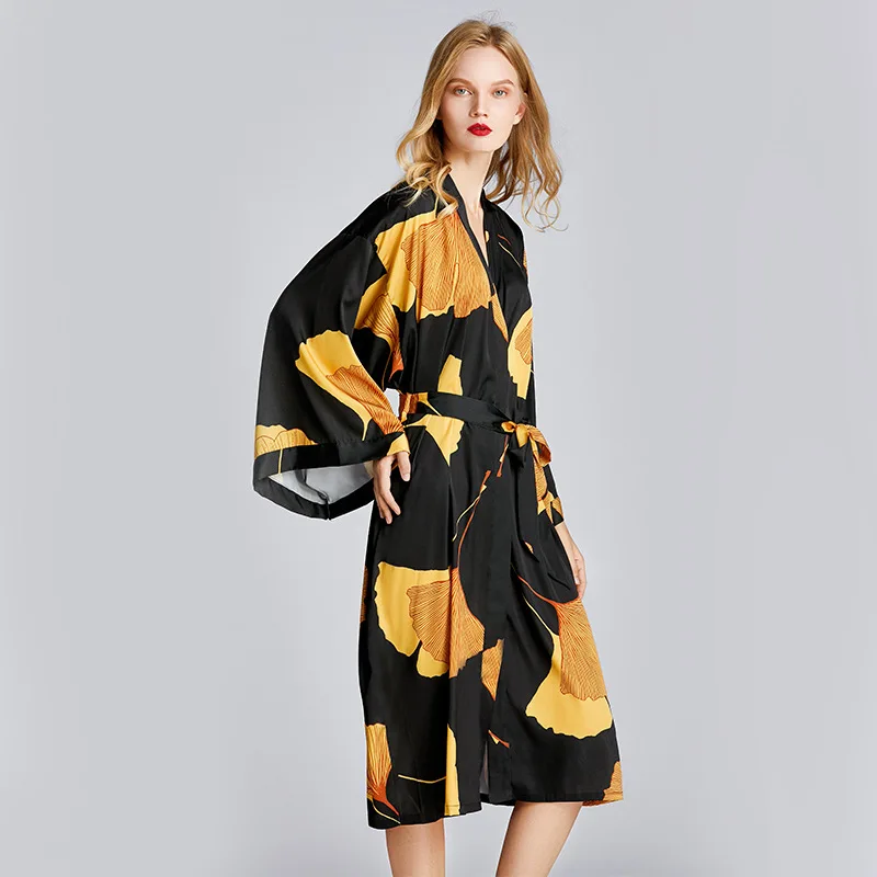 FZSLCYIYI шелковый халат подружки невесты сексуальный женский короткий атласный