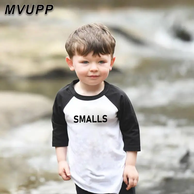 Крутая одинаковая футболка для всей семьи осенняя одежда лоскутный комплект с