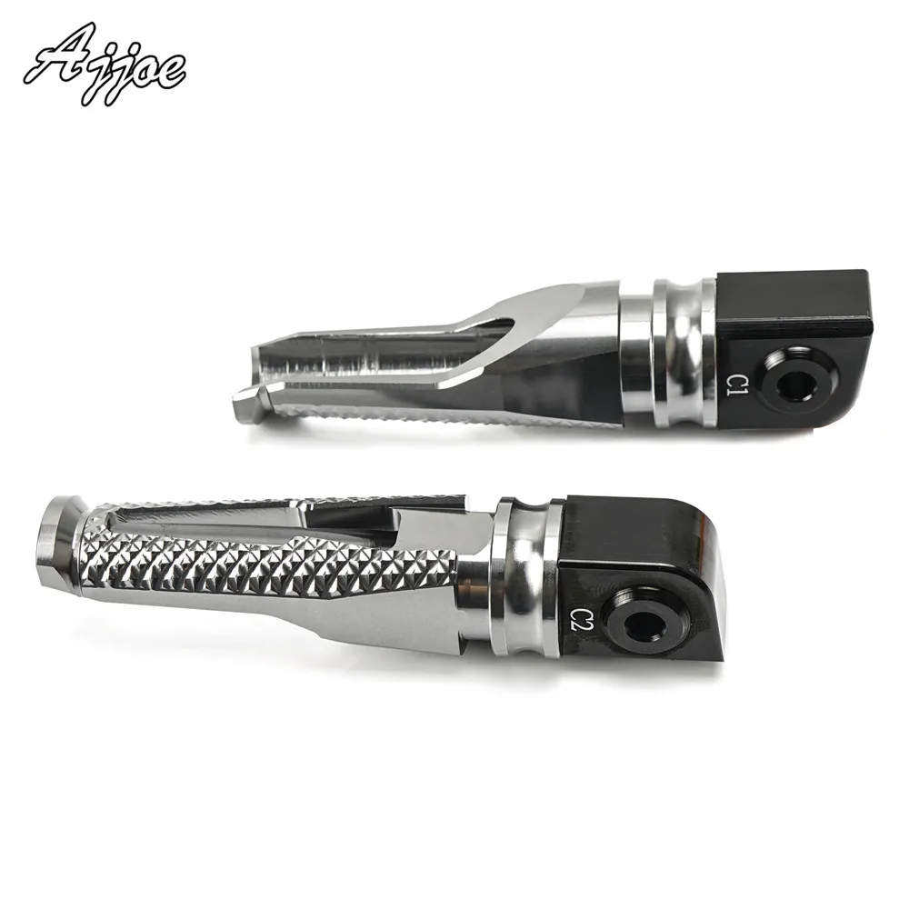 Titanium Для поездок на мотоцикле Ducati Panigale 1098 1198 1199/1299/959/899 Panigale мотоциклетные Задние подножки пластина подножки - Color: Titanium