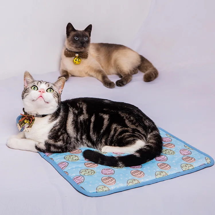 Летняя охлаждающая подстилка для домашних питомцев с милым мультяшным принтом