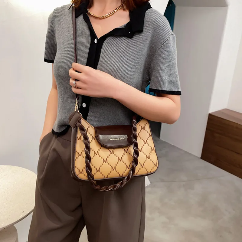 

Женские Высокие ботинки из PU-кожи качества с вышитыми надписями, сумка на плечо в стиле ретро плетеной веревки Сумки из натуральной кожи мод...