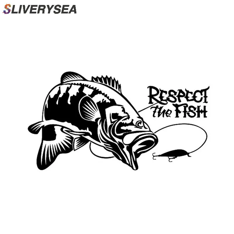 Виниловая наклейка SLIVERYSEA на рыбу рыбацкую лодку охотничью машину стикеры s