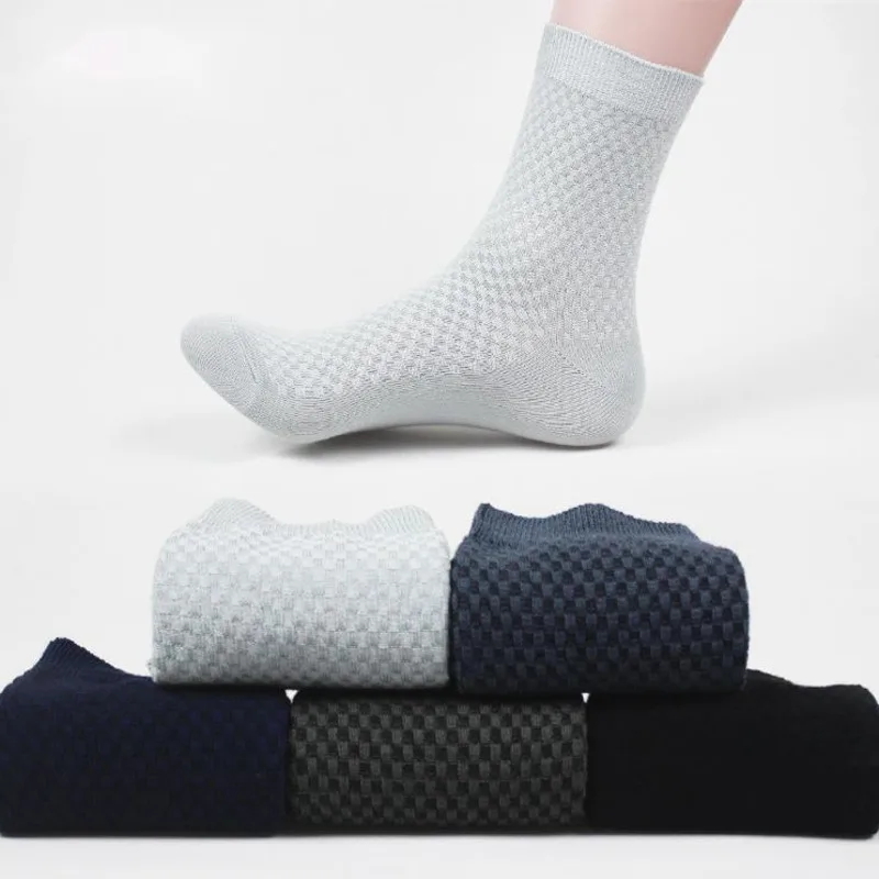 

2021 Men's Socks Elastic Shaping Your Socks Suit Suitable For All Seasons, Antiskid And Durable Men's Socks New Bamboo Fiber