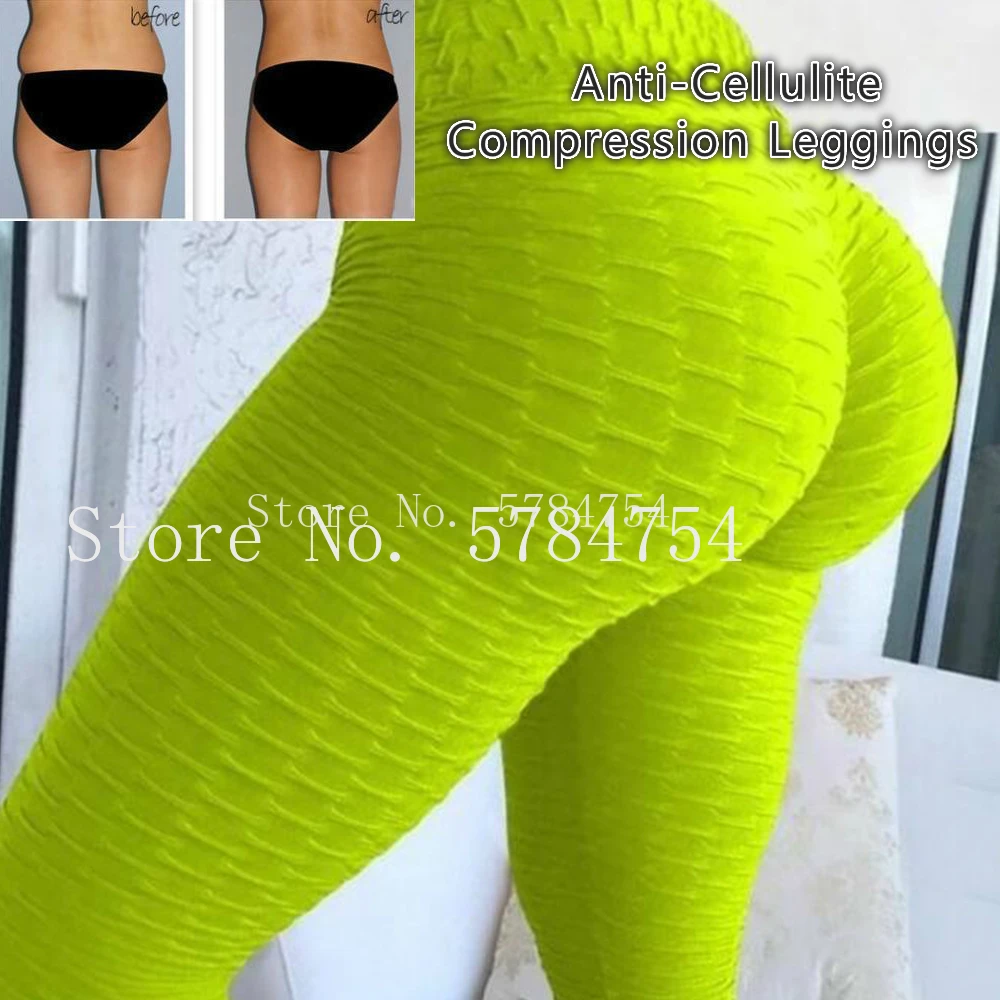 

Anti Cellulite Compression Leggings Oppressing Mesh Fat Burner Design Weight Loss Yoga Leggings Compression Slimming Products