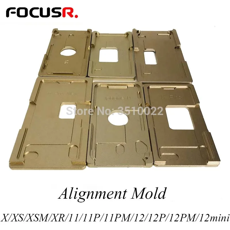 LCD сенсорный экран стекло положение выравнивания Плесень Для iPhone X XS XSMax 11 11Pro Max