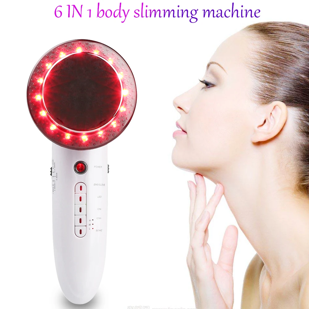 Koop 6 In 1 Ultrasone Cavitataion Body Afslanken Machine Radio Frequencey Rf Huid Lifting Schoonheid Product Huidverzorging Gewichtsverlies Apparaat