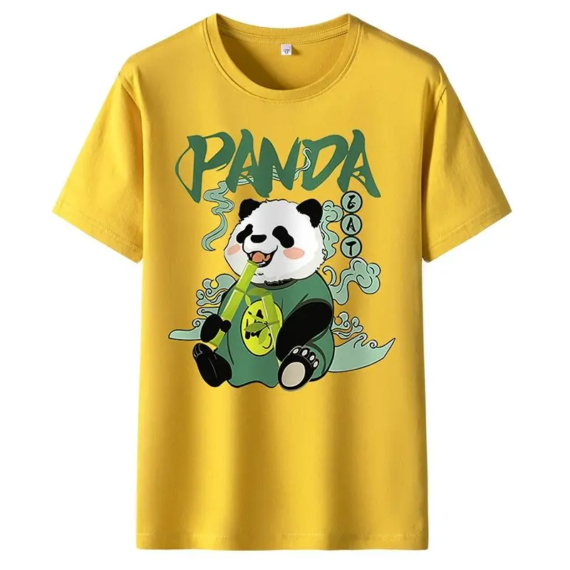 

2021 New Cotton Daily Leisure Beautiful Men's Round Neck Short Sleeve T-Shirt Home Travel Party Romantic Dating Clothes F005
