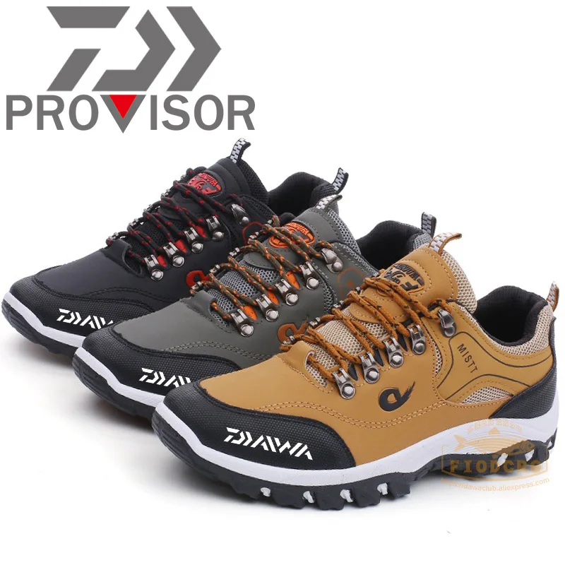 

2022 Men's Fishing Wading Shoes DAWA Fishing Shoes Outdoor Sport Hiking Breathable Camping Shoes DAIWA Anti-skid Cycling Shoes