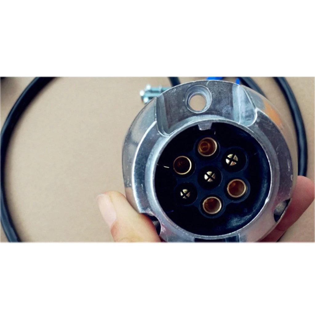 7 Pin трейлер караван индикатор света разъем крышки с зажимами|Детали и аксессуары