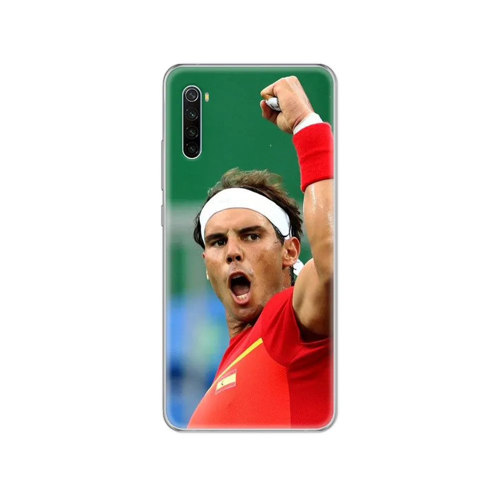 Прозрачный чехол бампер для телефона tennis Roger Federe Rafael Nadal xiaomi Redmi 3S 4A 5A 6A 5 Plus 4X 7 8 8a CC9
