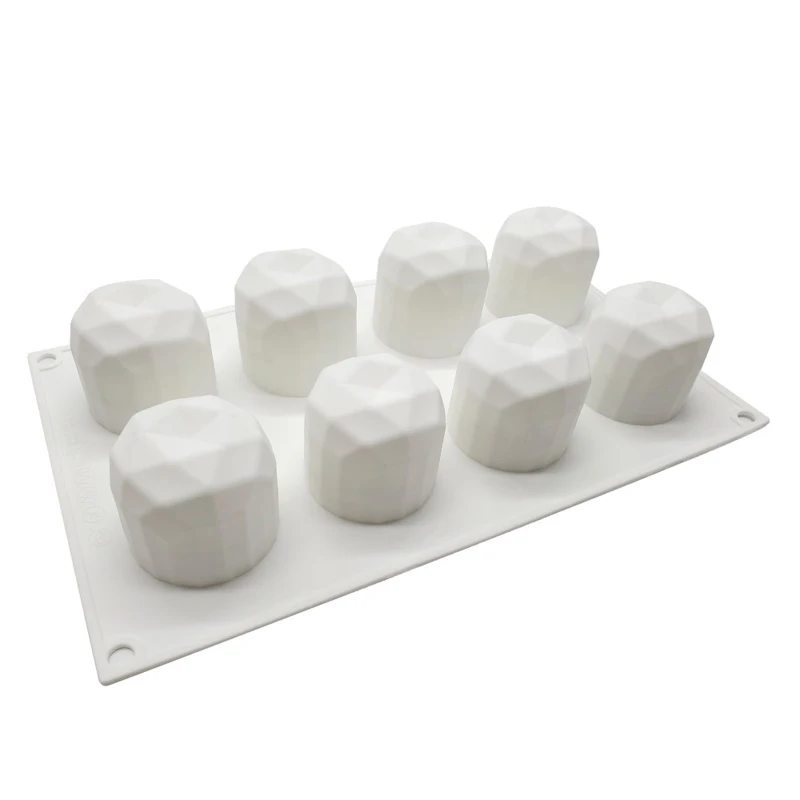 SHENHONG 8 полостей алмазное яблоко силиконовая форма для торта Форма свечей