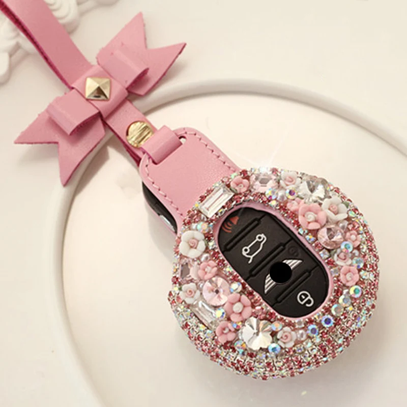 Женский модный чехол для ключей от автомобиля Mini Cooper S One JCW Clubman F54 F55 F56 F57 F60