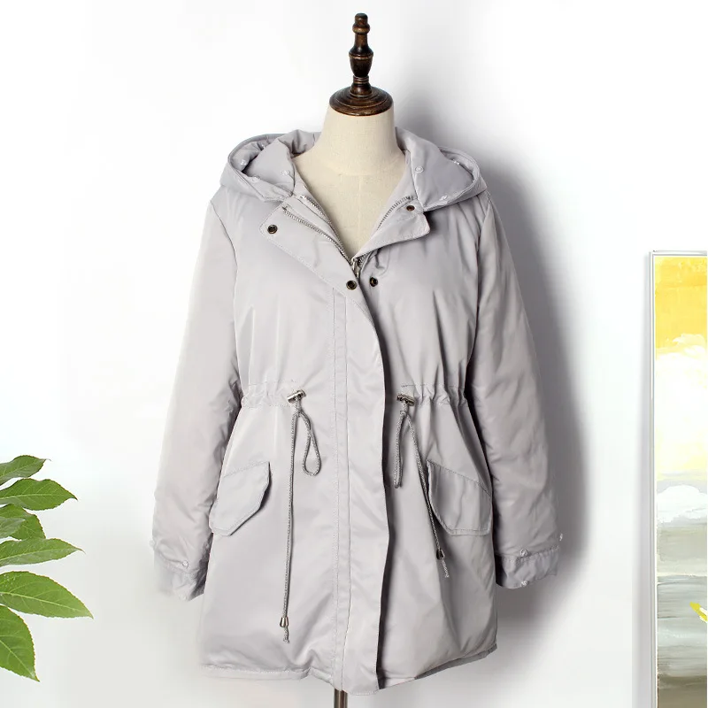 

WOOHOONG Winter Clothes New Real Fur Coat Woman Natural Fox Coat Down Jacket Korean Style Both Sides