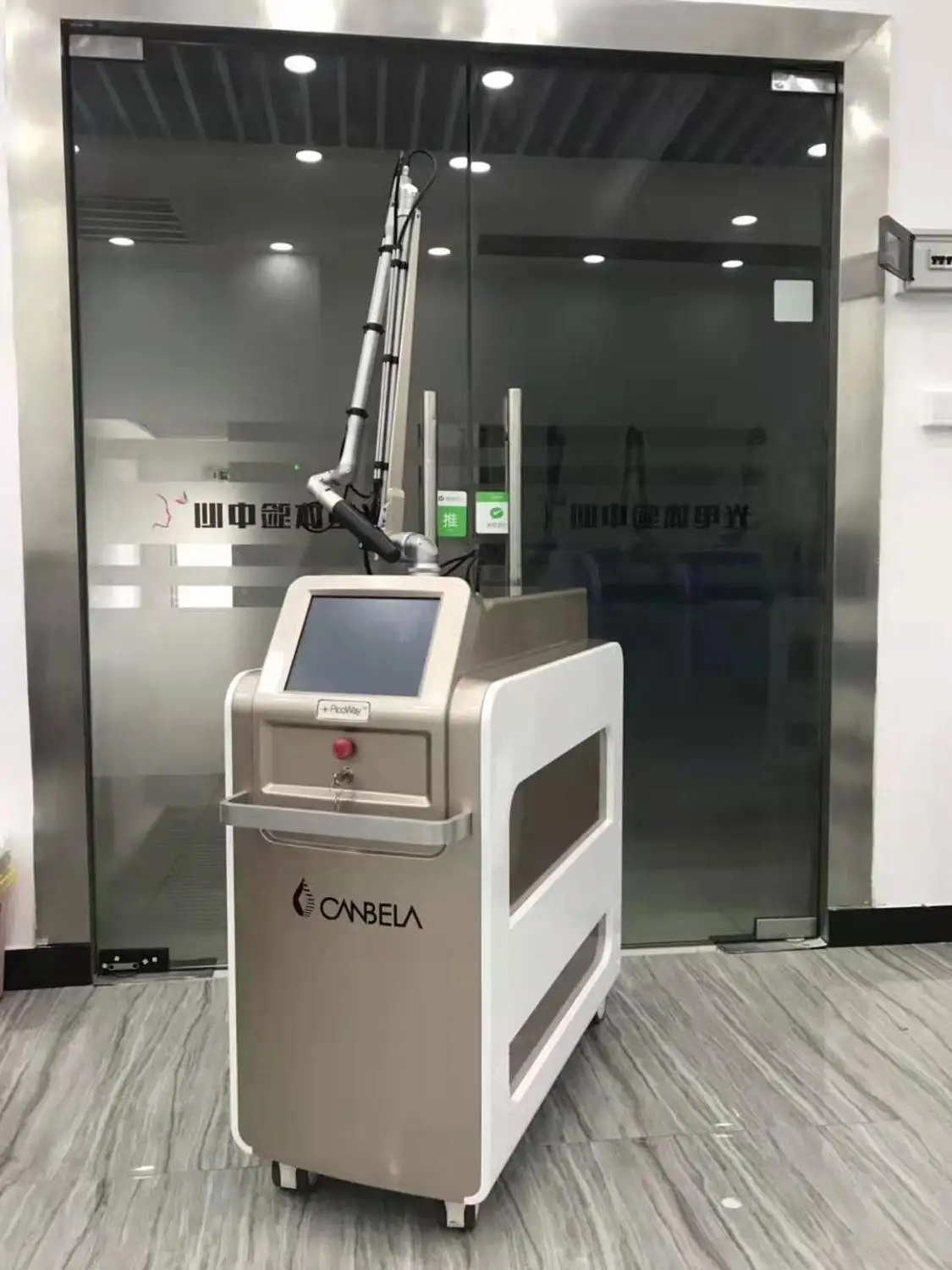 Золотой Новейшая Корейская машина для удаления веснушек q switched nd yag laser picoway laser Picosure Picosecond Laser для удаления татуировок - Цвет: Золотой
