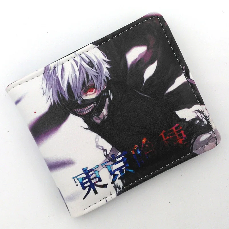 

Аниме Tokyo Ghoul кошелек Kaneki Ken PU короткий Аниме-кошелек