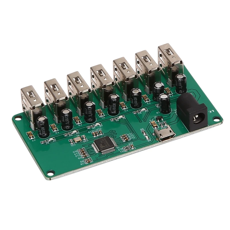 

USB 2.0 HUB Module 1 to 7 Port USB Hub Seven Port USB Splitter Module with Power Supply USB 2.0 Expansion