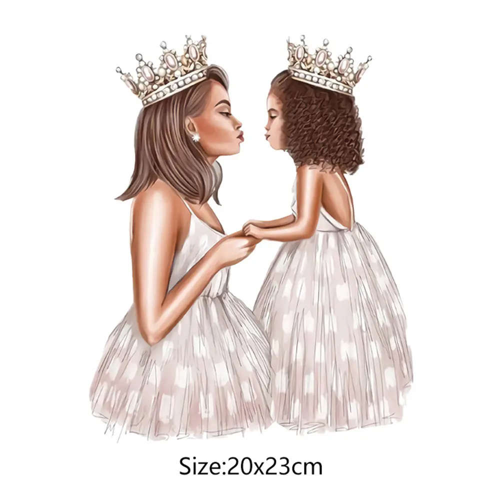 Термотрансферные наклейки сделай сам игрушки нашивки с принтом для мамы и