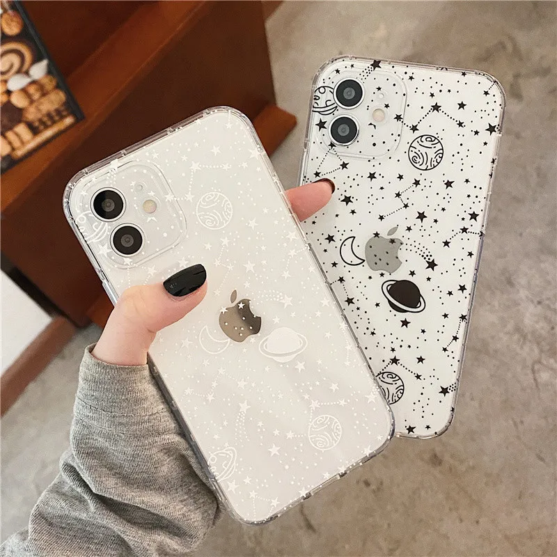 

Милый креативный чехол из ТПУ для iPhone 12 Pro 11 Pro Max XS Max XR 7 8 Plus 12 SE, милый защитный чехол