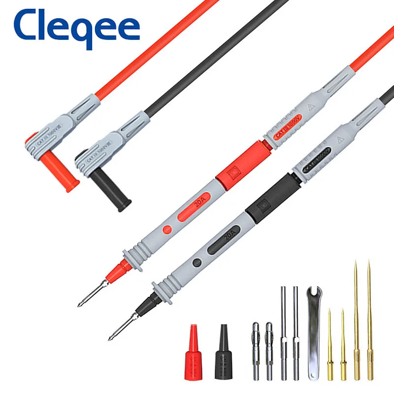 P1308D 25 шт. мультиметр силиконовый Тесты Lead Kit с сменная спица гаечный ключ