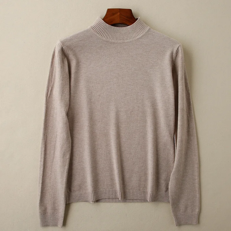 

2020 Autumn Women Sweater And Pullovers Long Sleeve Knitted Sweater Women Solid Warm Wool Sweater Fashion Pullovers Pull Femme