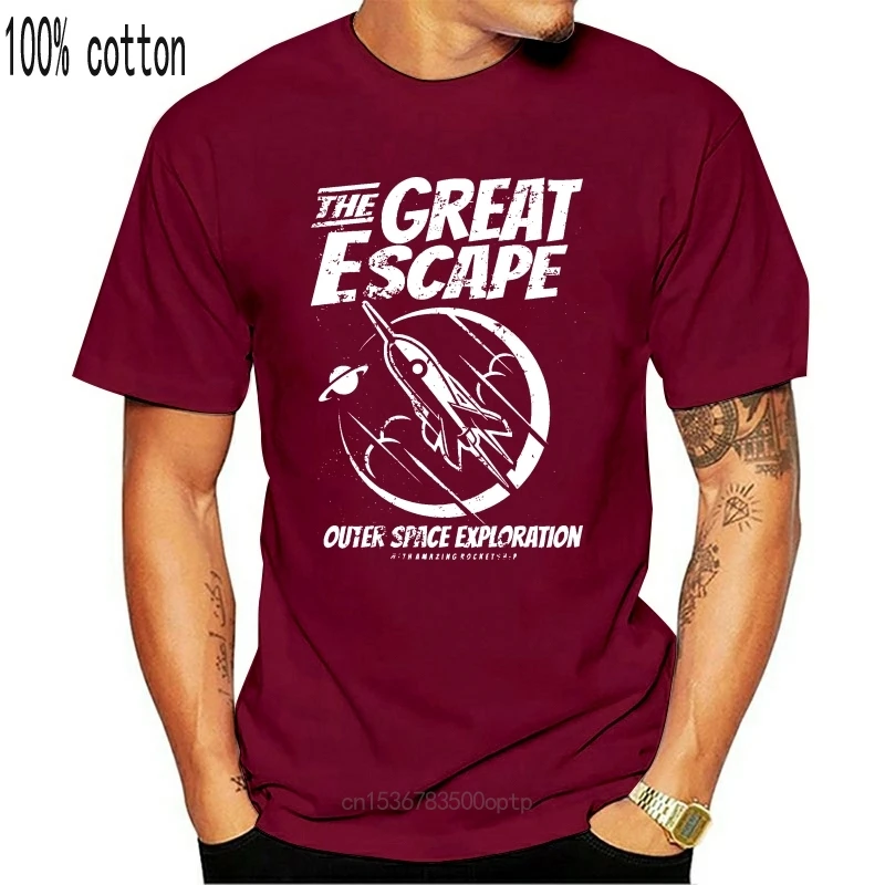 

Футболка мужская с изображением космического корабля и астронавта, лето 2021