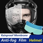 Универсальная мотоциклетная пленка для шлема, противотуманная пленка, прочная нано-наклейка с покрытием, 8,5*24,5 см