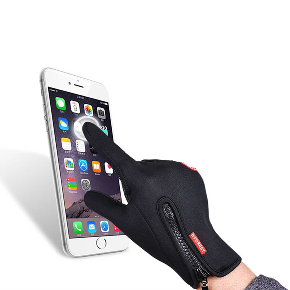 

1 Pair Touch Screen Cold Weather Windproof Warm Glove for Outdoor Sports Cycling Hiking Running Climbing Size