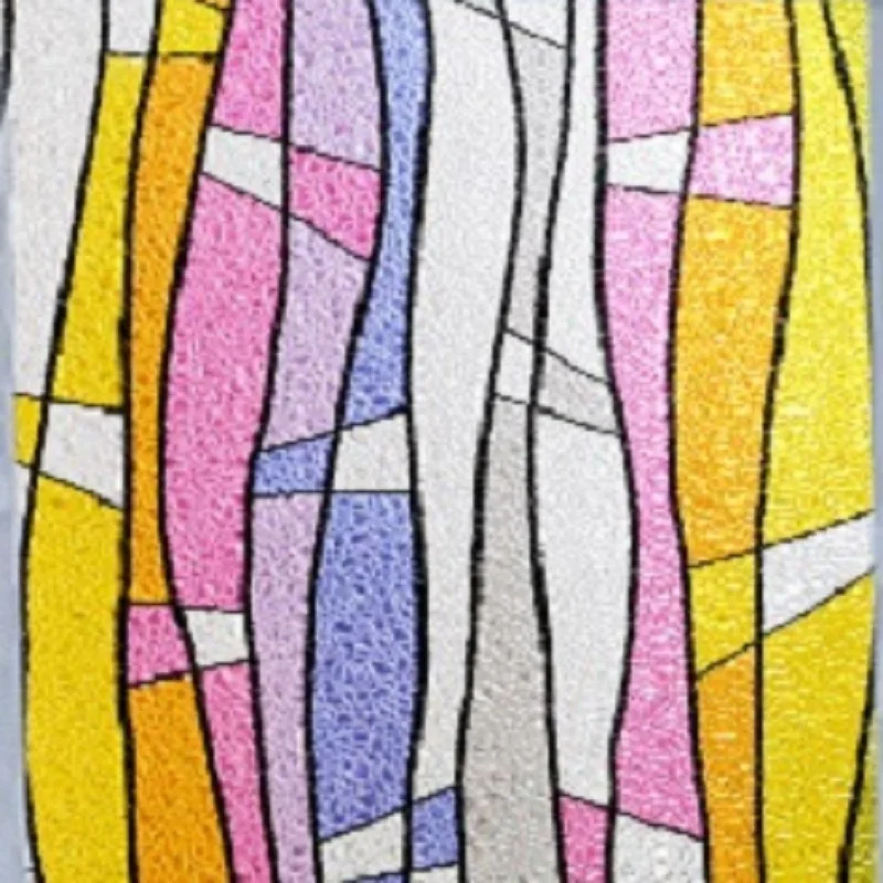 100 см Длина электростатическое окно виниловая пленка цветное линия Стиль защиты