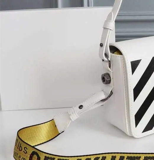 

Luxury Ladies Black and White Striped Leather Bags real leather women shoulder bag high quality 2021handbags diagonal wallets