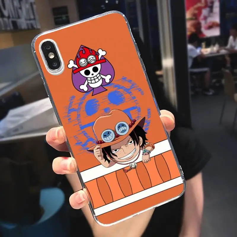 

One Piece Japan Anime Luffy Tony Chopper Phone Case Transparent soft For iphone 5 s c se 6 s 7 8 11 12 plus mini x xs xr pro max
