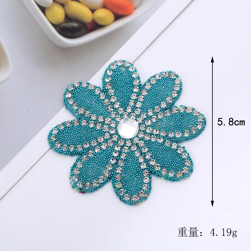 5 шт./компл. горный хрусталь восьмилепестковый цветок горячего бурения на заказ