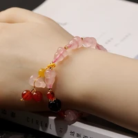 natural crystal women bracelets on hand chain bangles jewelry aesthetic fashion female popular now new 2021 vintage classic