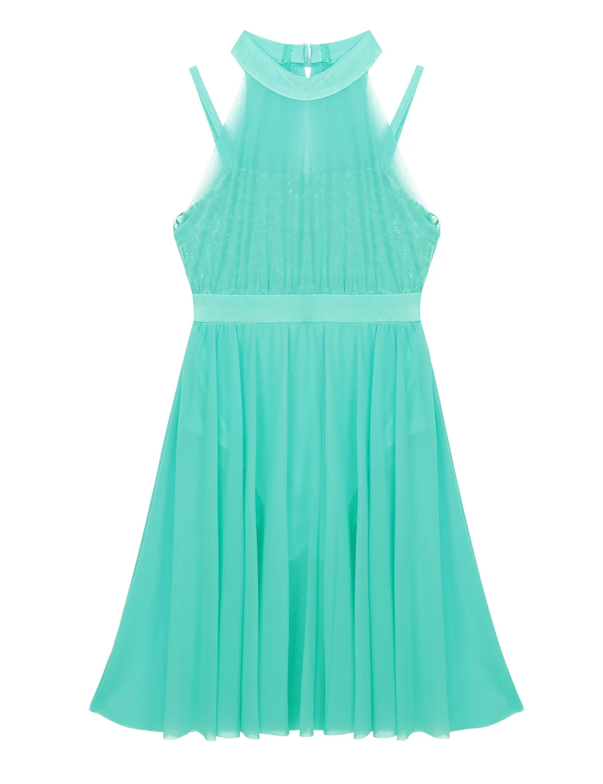 Iiniim/Детская танцевальная одежда для девочек; Vestido de festa; вечерние фатиновые трико с блестками; лирические балетные балетный зал; танцевальное платье-пачка
