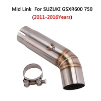 gsxr 600 gsxr600 l11 motorcycle exhaust conecter middle pipe for suzuki gsxr600 gsxr750 k11 k12 2011 2016 2012 2013 2014 2015